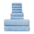 thumbnail image 2 of Eight Pieces Of Velvet Towel Towel Bath Towel Plain Household Bath Wash Face Wipe Dry Absorbent Soft Household Set, 2 of 6