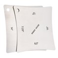 thumbnail image 1 of 2 Pcs Guitar Fretboard Radius Gauges Fingerboard Measuring Tool Luthier Tools, 1 of 6