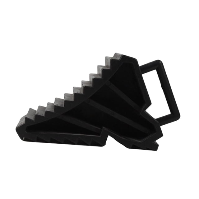 Miulika Wheel Chock Anti Slip Multifunctional Accessory Practical Outdoor Tire Chock Black Car