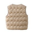 thumbnail image 4 of Baby Winter Coat Hooded Waistcoat Solid Cute Fall Winter Fashion, 4 of 5