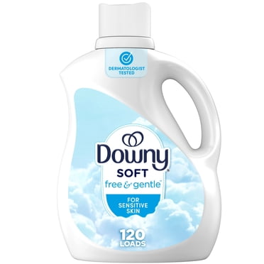 Downy Free & Gentle Liquid Fabric Softener, Hypoallergenic, Sensitive Skin Friendly Fabric Conditioner Liquid 120WL