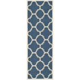 thumbnail image 1 of Safavieh Courtyard Navy Indoor Outdoor Rug - Runner 2'3" x 10', 1 of 4
