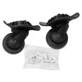 thumbnail image 3 of Roues de Bagages Noires, 2 Pcs Roues de Remplacement pour Bagages Pièces de Rechange Universelles Roues de Bagages Fonctionnement Fluide, 3 of 8
