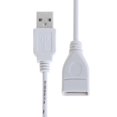 thumbnail image 3 of HLONK ESTONE Câble USB Neuf 28 cm USB 2.0 Mâle vers Femelle Rallonge Câble Blanc avec Interrupteur Marche Arrêt Câble, 3 of 10