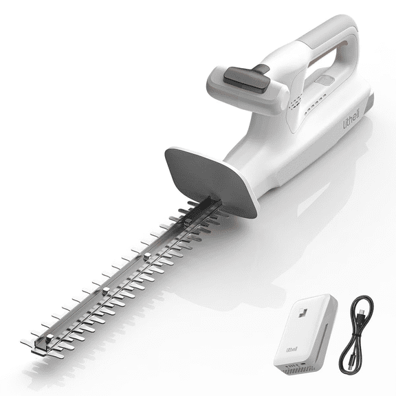 Litheli 20V 16'' Cordless Electric Hedge Trimmer, With 2.5Ah Portable Battery, for Bush & Shrub Cutting, Trimming, Pruning