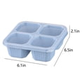 thumbnail image 3 of Liquidation Aujourd'hui! Boîte Bento à 4 Compartiments, Contenants de Préparation de Repas Réutilisables pour Enfants et Adultes, Rangement Alimentaire Divisé pour le Dîner, l'École, le Travail, les Voyages, Étanche et Écologique, 3 of 7