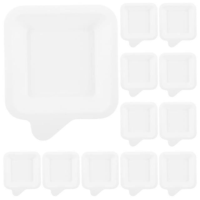 Shisuyan 40 Pcs Disposable Paper Square Dinner Plates Cake Plates Birthday Party Supplies