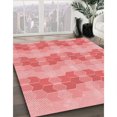 thumbnail image 3 of Ahgly Tapis Rectangulaire Lavable en Machine Intérieur Transitionnel Rose Pastel, 4 Pieds x 6 Pieds, 3 of 7