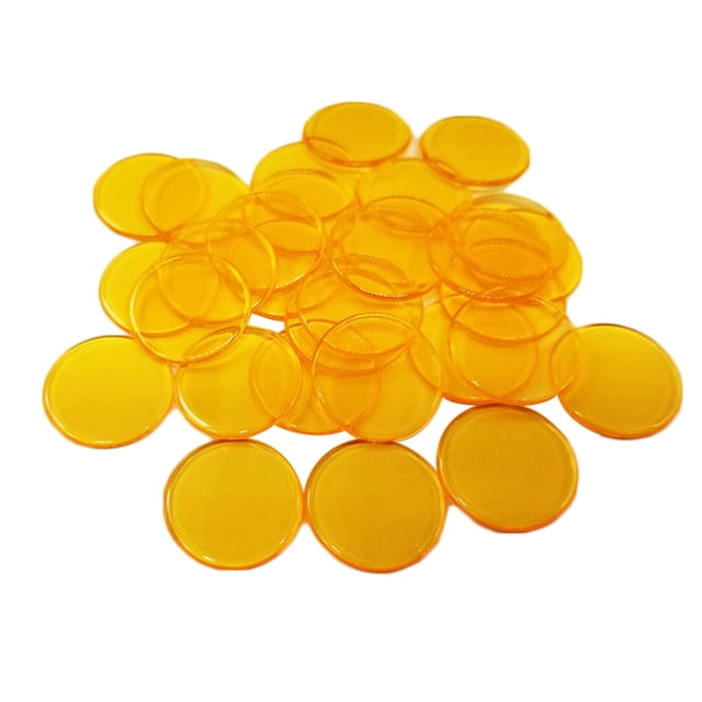 Xingzhi 100PCS/Set Plastic 19mm Chips Multi Color Markers Fun Family Club Children Game Supplies Counting Math Toys