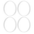 thumbnail image 1 of Pièce de Rechange Joint Torique en Caoutchouc, 4 Pcs/Pack Haute Résistance pour Mixeur Maison pour Remplacement Joint d'Origine Extracteur de Jus Atelier de Réparation, 1 of 8