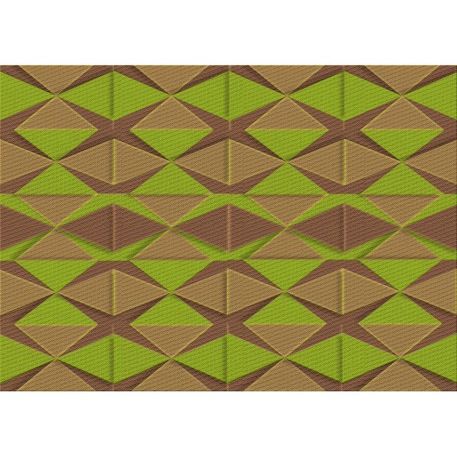 Ahgly Tapis Rectangulaire Lavable en Machine Intérieur Transitionnel Vert Pistache, 5 Pieds x 8 Pieds