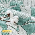 thumbnail image 4 of Kingrest Cotton Quilt Set Queen Size, Lightweight Pattern Comforter Set, Oversized Bedspread Coverlet Quilted Bedding Set, 4 of 9
