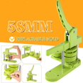 thumbnail image 2 of 58MM Badge Button Maker Machine, Round DIY Badges Pin Brooch Button Making Press Machine ,All-Inclusive Accessory Set, 2 of 7