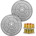 thumbnail image 1 of SURJDE 2-Pack 11-Inch Pressure Cooker Canner Rack/Canning Rack for Pressure Canner-Stainless Steel-Compatible with Presto, All-American and More-by Impresa Products, 1 of 6