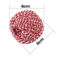 thumbnail image 4 of Cotton Thread Weave Socks Clothes Hats Clothing Practicing Prop Sewing Rope Multicolored 100 Meters for Beginners DIY Ropes red + white, 4 of 9