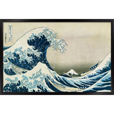 La grande vague au large de Kanagawa par Hokusai