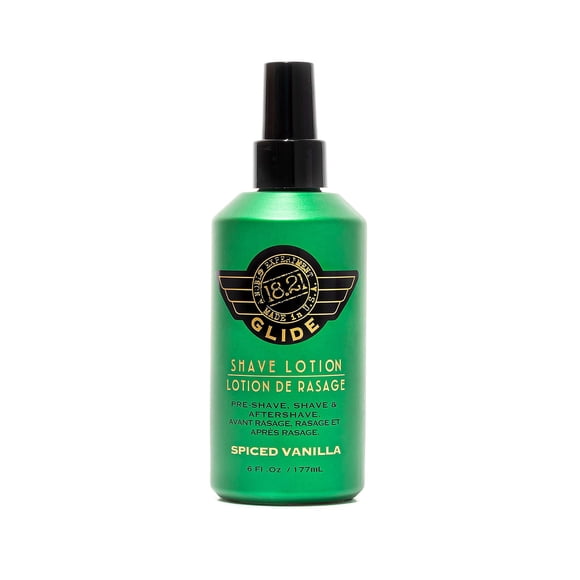 Glide Lotion à Raser - Vanille Épicée par 18.21 Man Made pour Hommes - Lotion à Raser 6 oz