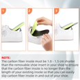 thumbnail image 4 of Carbon Fiber Insole for Men Women Rigid Carbon Fiber Shoe Insert Carbon Fiber Foot Plate for Hallux Rigidus Limitus, Turf Toe, 4 of 6