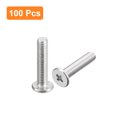 thumbnail image 3 of Unique Bargains M3x0.5x14mm Lot de 100 Vis Plates Rondes en Métal pour Machine à Entraînement Phillips, 3 of 5