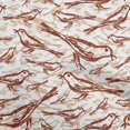 thumbnail image 1 of oneOone Polyester Spandex Orange Fabric Bird Craft Projects Decor Fabric Printed By The Yard 56 Inch Wide, 1 of 4