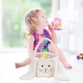thumbnail image 4 of Openpig Easter Bunny Basket, Cute Easter Bucket Bags with Rabbit Ears for Easter Eggs, Easter Decorations, Candy Gifts Storage, 4 of 4