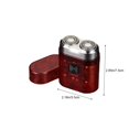 thumbnail image 3 of Estbridge Rasoir Électrique Portable Mini pour Hommes avec Design Transparent, Tête Flottante à Double Rotation, Écran LCD, Rechargeable par USB, Étanche, Rasoir de Voyage, 4 Couleurs Disponibles - Simple Uni, 3 of 8