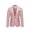 Pink, variant on Pisexur Men's Plus Size Blazer Casual Slim Fit Suit Blazer Jacket One Button Lightweight Sport Coats Formal Dress Daily Business Suit Jacket