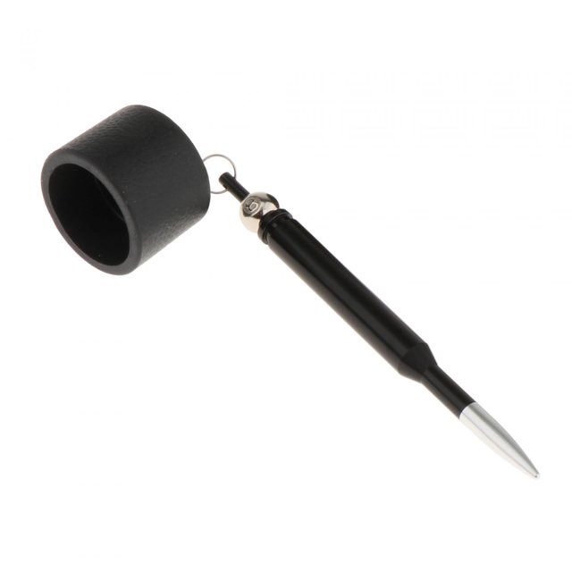 Shengyu Pool Cue Chalk Holder Metal Pool Chalks Silver Carrier Square Accessory Snooker Pool Table Black Round Length 12cm