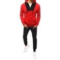 thumbnail image 4 of TIMIFIS Survêtement Homme avec Poches à Glissière Chandail à Capuchon à Fermeture Éclair Complète Ensemble de Survêtement 2 Pcs Course Jogging Sports Décontracté Ensembles de Survêtement Automne, 4 of 7