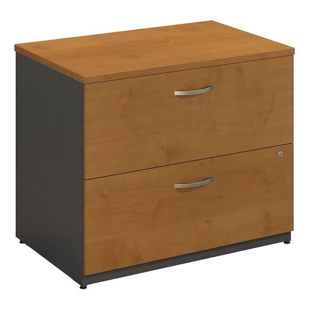 Series C 2 Drawer Lateral File Cabinet in Natural Cherry - Engineered Wood