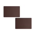 thumbnail image 1 of Oleegame 2PC Placemat Leather Placemat Home Double Sided Rectangular Insulated Table Mat Restaurant Hotel Western Food Mat Waterproof Dinner Plate Mat, 1 of 4