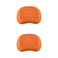 thumbnail image 1 of relayinert Comfortable And Breathable Ultralight Camping Travel Pillow For Neck And Lumbar orange 2Set, 1 of 6
