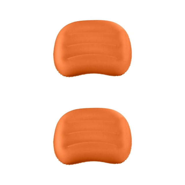 relayinert Comfortable And Breathable Ultralight Camping Travel Pillow For Neck And Lumbar orange 2Set