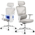 thumbnail image 2 of EDTara Mesh Ergonomic Office Chair, High-Back Swivel Design With Adjustable Lumbar Support, 3d Armrests and Reclining Back, 2 of 8