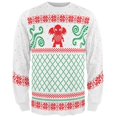 thumbnail image 1 of Cthulhu Lovecraft Dimensions Ugly Christmas Sweater All Over Adult Long Sleeve T-Shirt, 1 of 1