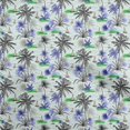 thumbnail image 1 of oneOone Rayon Dark Purple Fabric Sea Life Pattern Sewing Material Print Fabric By The Yard 56 Inch Wide, 1 of 1