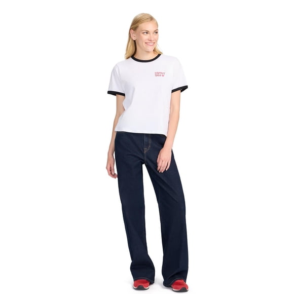 Esprit Jeans à Jambe Large pour Femmes, Tailles 2-18