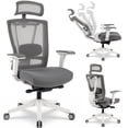 thumbnail image 1 of MotionGrey - CloudMesh Ergonomic Office Chair-Comfy High Mesh Back Support with Adjustable Armrests -White Desk Computer Chairs Perfect for Home Gaming and Offices, 1 of 7