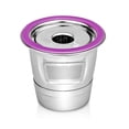 thumbnail image 1 of Tasse K Réutilisable en Acier Inoxydable pour Bureau, Capsules de Café, Filtre de Dosette de Café avec Brosse et Cuillère pour Keurig, 1 of 8