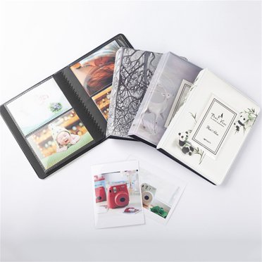 Photo Album High Capacity Dust-proof Inserted Type 64 Pockets 3 Inch Picture Storage Book for Home
