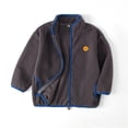 thumbnail image 1 of LOVZFMLL Vestes pour Filles Haut en Molleton Teddy pour Enfants Veste à Fermeture Éclair avec Flanelle Haut en Molleton Double Face Veste 5-6 Ans, 1 of 3