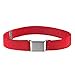 thumbnail image 3 of Ceinture Élastique Ajustable pour Enfants avec Boucle Carrée Argentée - Rouge, 3 of 4
