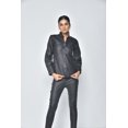 thumbnail image 3 of Ladies Leather Stretch Pants with Pockets, 3 of 4