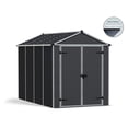 thumbnail image 1 of Rubicon 6 ft. x 10 ft. Dark Grey Garden Storage Shed, 1 of 8