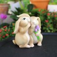 thumbnail image 4 of SLYNSHome Easter Bunny Figurines Garden Decor Cute Rabbit Statues Yard Outdoor Decorations for Home Outdoor, 4 of 8