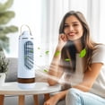 thumbnail image 4 of weibbin Desktop Portable Fan With Three Wind Speeds Automatic Oscillating Head With Night Light For A Cool And Soothing Feeling Suitable For Home Office And Bedroom Use, 4 of 6
