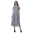 thumbnail image 1 of Moomaya Tenues d'Été Femmes Coton Flex Imprimées Robes Décontractées, 1 of 5