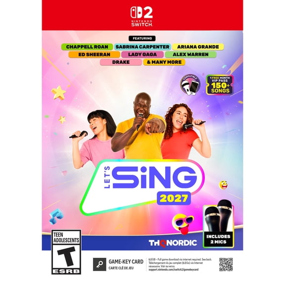 Let's Sing 2027 2 Mic Bundle (Nintendo Switch 2)