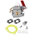 thumbnail image 2 of Weedeater Carburetor, High-hardness Metal Aluminum Strong Structure Excellent Workmanship Carburetor  For  UT-33600A 26cc EHCPS 0264AT 0264OF, 2 of 8