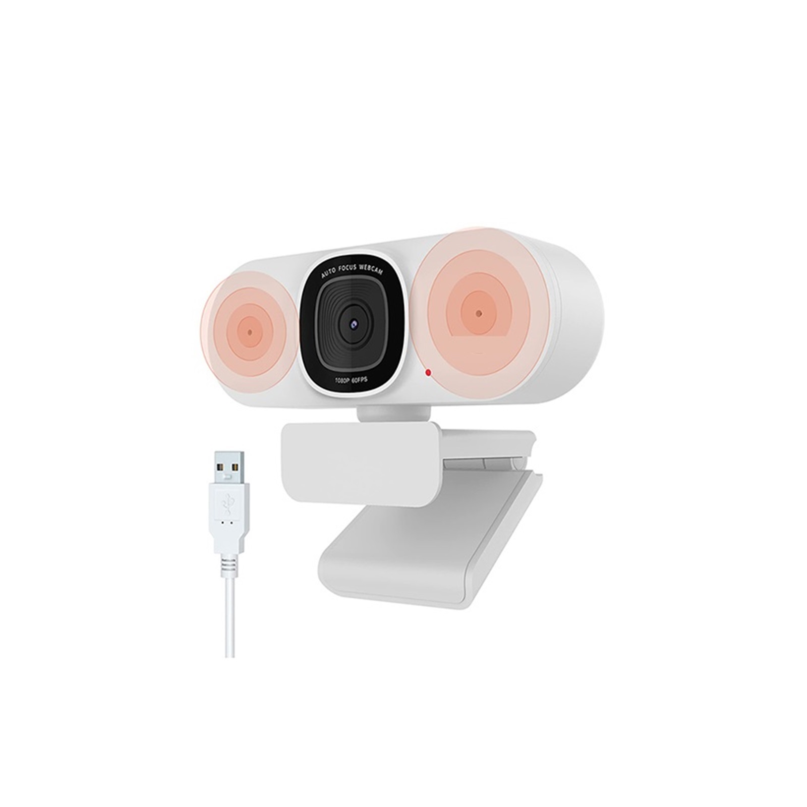 V15-AF 75° Wide Angle Webcam 2K Full Hd 30fps With Microphone USB Video Conference Meetting For Laptop Computer Mac PC ,Easy to Operate